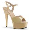 Pleaser - DELIGHT609 Sandaal met enkelband - Creme Product image